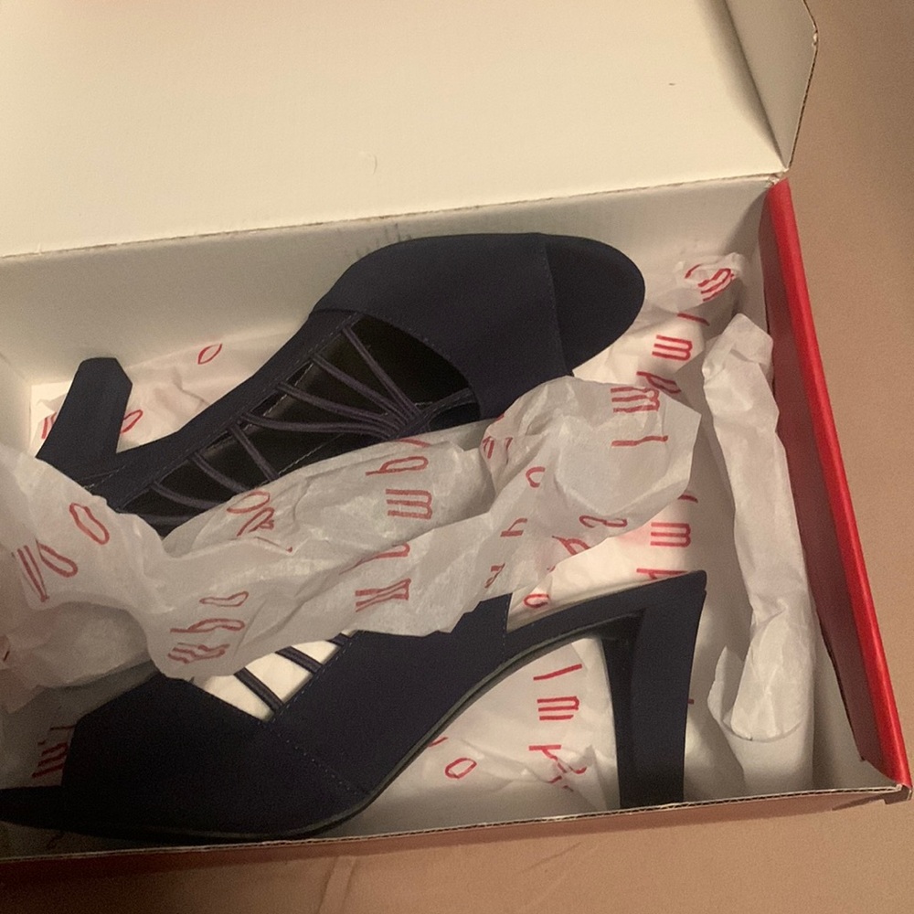 Navy Blue High Heels